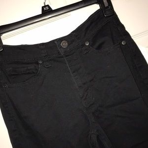 Aeropostale black high waisted skinny jeggings
